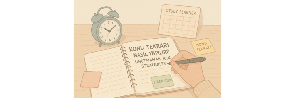 Konu Tekrarı Nasıl Yapılır? Unutmamak İçin Stratejiler